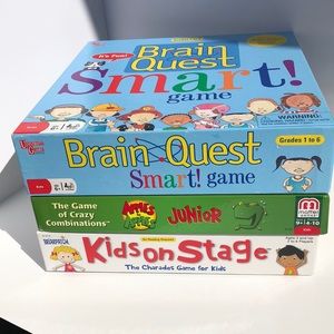 3 Board games for young kids.